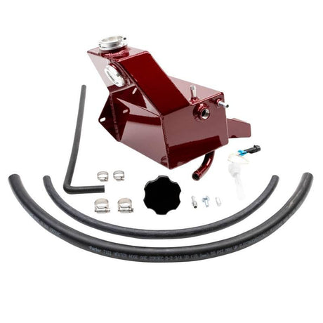 2013-2018 Cummins OEM Placement Coolant Tank Kit (WCF100628)-Coolant Tanks-Wehrli Custom Fabrication-WCF100628-RED-Dirty Diesel Customs