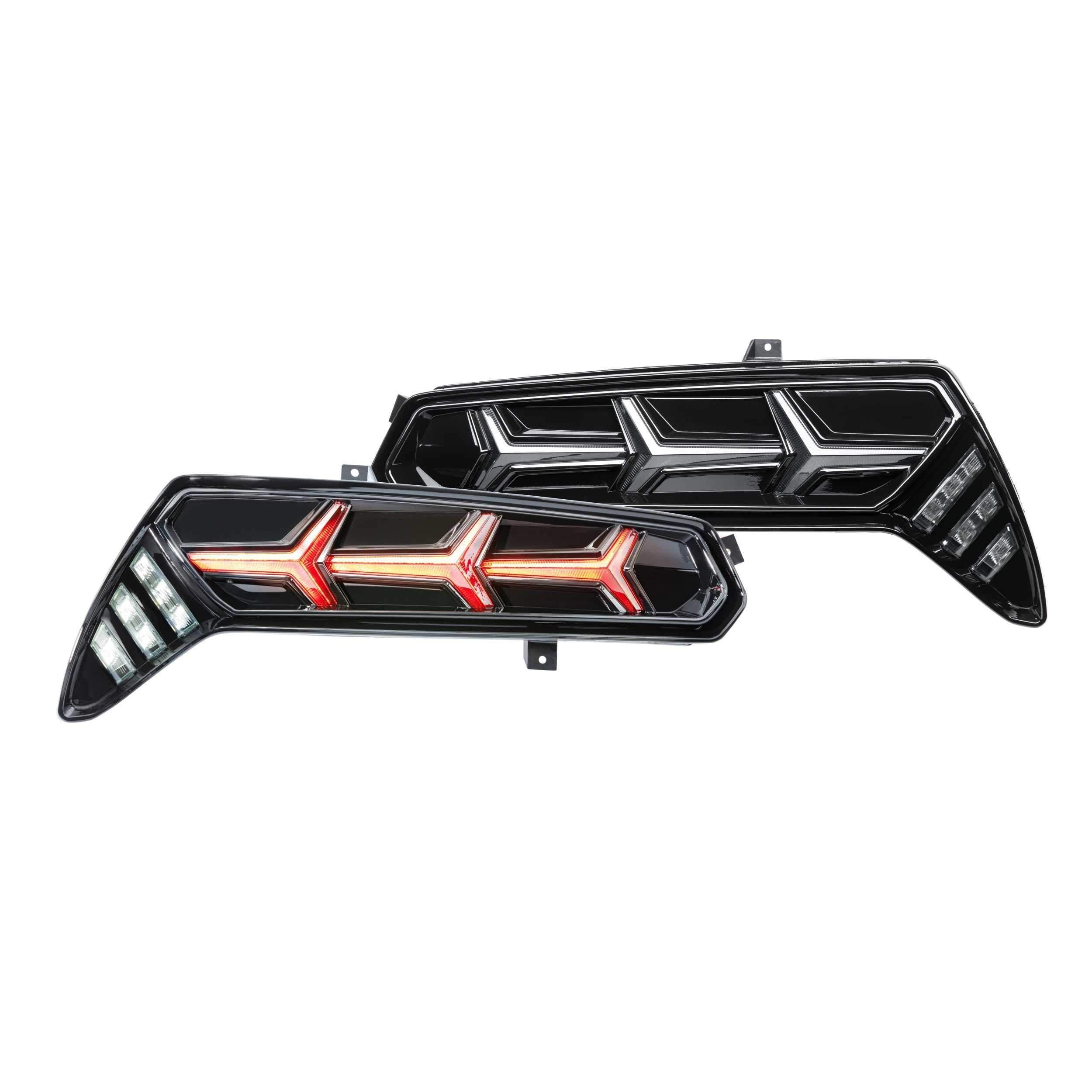 2014-2018 Chevrolet Corvette XB LED Smoked Tail Lights (LF464)-Tail Lights-Morimoto-Dirty Diesel Customs