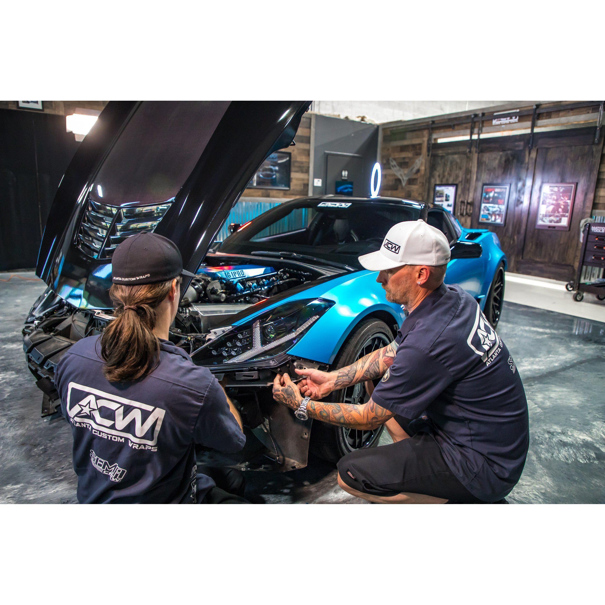 2014-2019 Corvette XB LED Black Headlights (LF463)-Headlights-Morimoto-Dirty Diesel Customs
