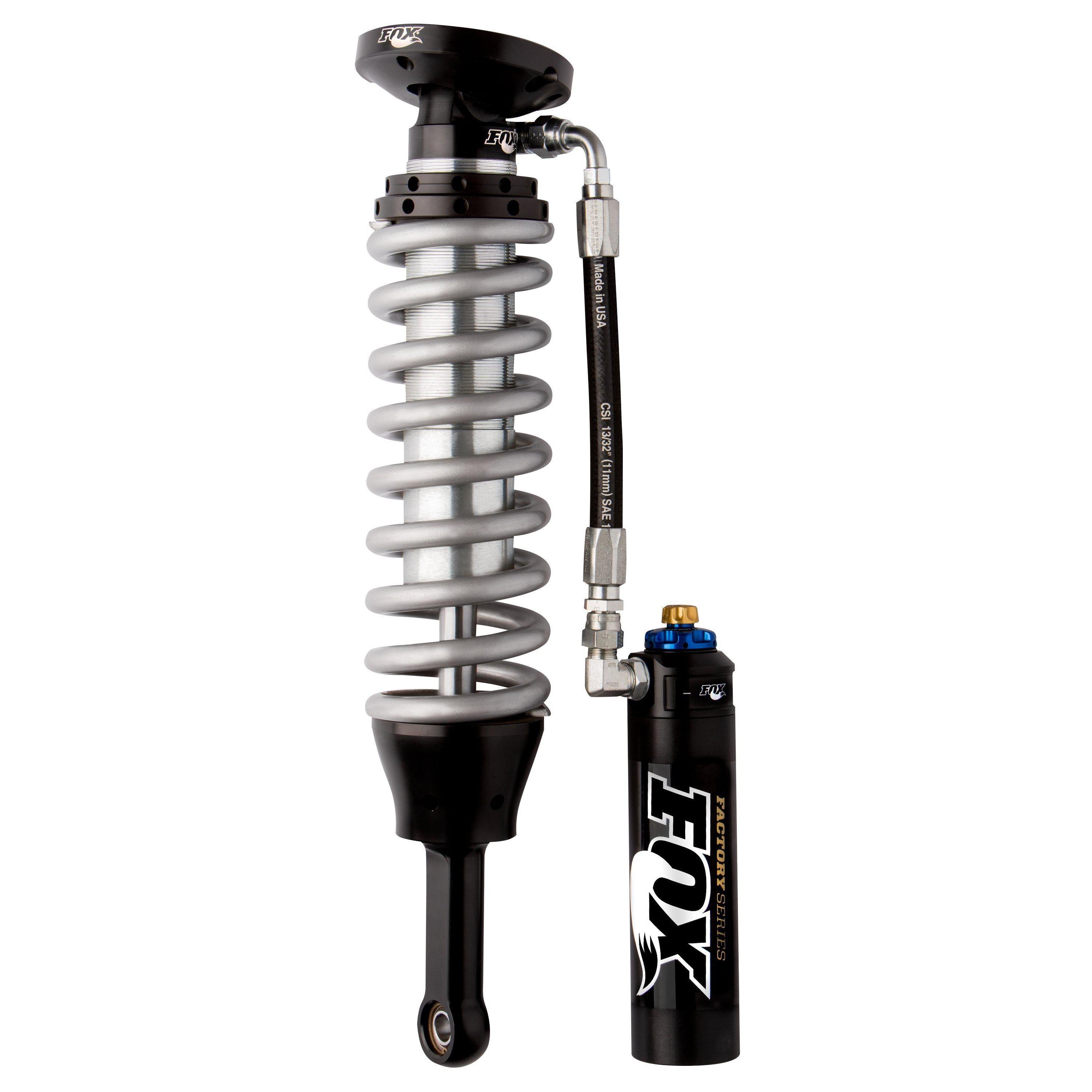 2014-2020 3.0L Powerstroke 0-2" Lift Front Adjustable Factory Race Series 2.5 Coil-Over Pair (883-06-132)-Front Coilover-FOX-Dirty Diesel Customs