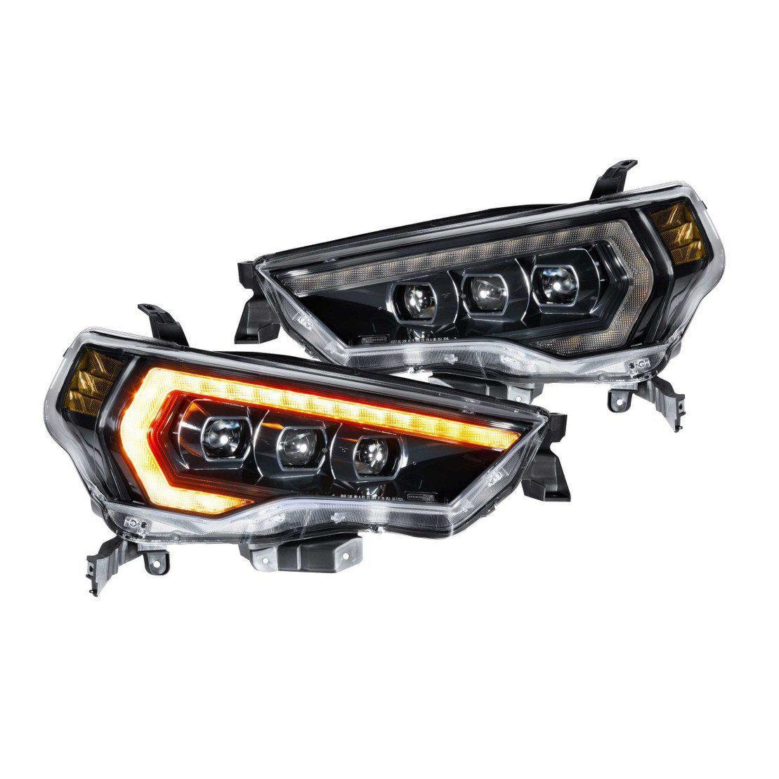 2014-2021 Toyota 4Runner XB LED Amber Headlights (LF531.2-A-ASM)-Headlights-Morimoto-LF531.2-A-ASM-Dirty Diesel Customs