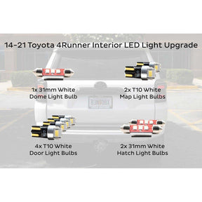 2014-2021 Toyota 4Runner XB LED Amber Headlights (LF531.2-A-ASM)-Headlights-Morimoto-LF531.2-A-ASM-Dirty Diesel Customs