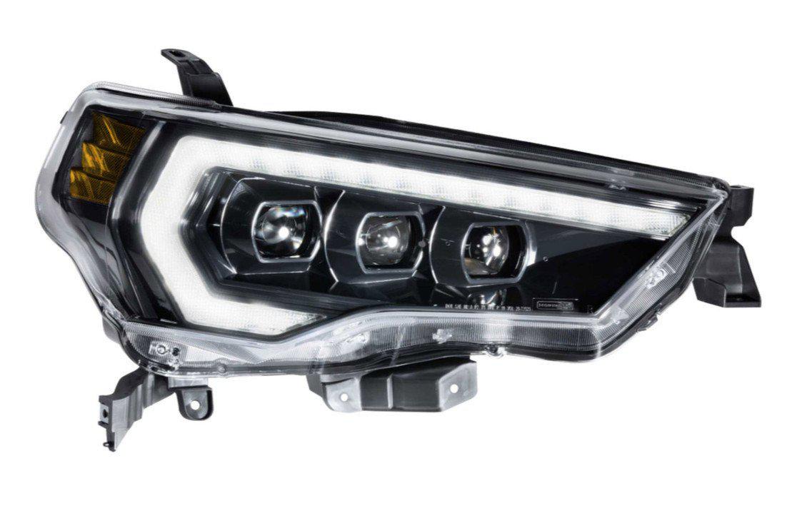 2014-2021 Toyota 4Runner XB LED Black Headlights (LF531.2-ASM)-Headlights-Morimoto-Dirty Diesel Customs