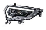 2014-2021 Toyota 4Runner XB LED Black Headlights (LF531.2-ASM)-Headlights-Morimoto-Dirty Diesel Customs