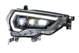 2014-2021 Toyota 4Runner XB LED Black Headlights (LF531.2-ASM)-Headlights-Morimoto-Dirty Diesel Customs