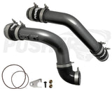 2015-2016 Powerstroke 3" Charge Tube Set w/ Throttle Valve Adapter (PFP1516KTA)-Intercooler Piping-Pusher-Dirty Diesel Customs
