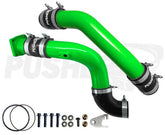 2015-2016 Powerstroke 3" Charge Tube Set w/ Throttle Valve Replacement (PFP1516KTR)-Intercooler Piping-Pusher-PFP1516KTR_G-Dirty Diesel Customs
