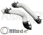 2015-2016 Powerstroke 3" Charge Tube Set w/ Throttle Valve Replacement (PFP1516KTR)-Intercooler Piping-Pusher-PFP1516KTR_W-Dirty Diesel Customs