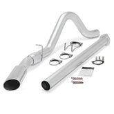 2015-2016 Powerstroke Monster Exhaust w/Single Exit Chrome Tip CCSB/CCLB (49792)-Exhaust System Kit-Banks Power-49792-Dirty Diesel Customs