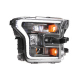 2015-2017 F150 XB Hybrid LED Smoked Headlights (LF550)-Headlights-Morimoto-Dirty Diesel Customs