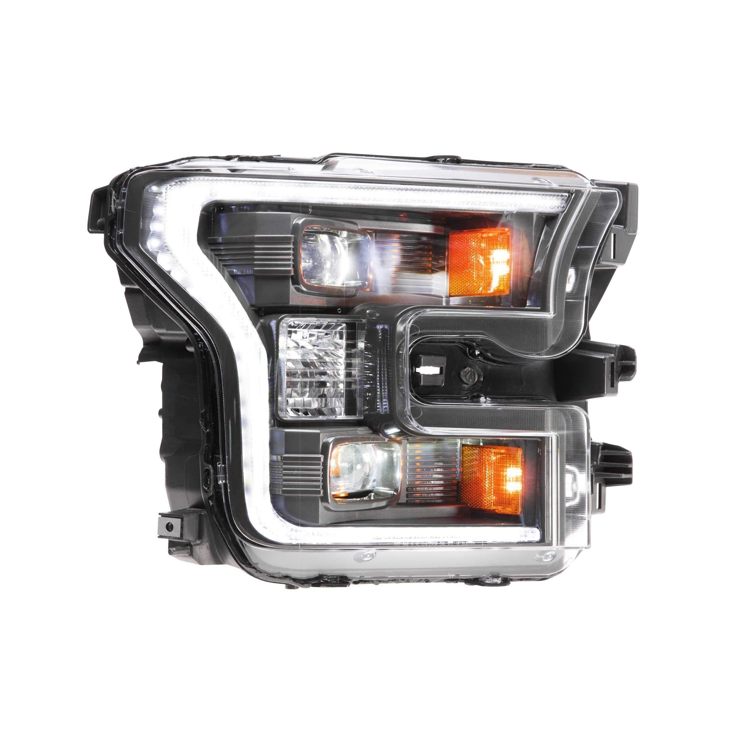 2015-2017 F150 XB Hybrid LED Smoked Headlights (LF550)-Headlights-Morimoto-Dirty Diesel Customs