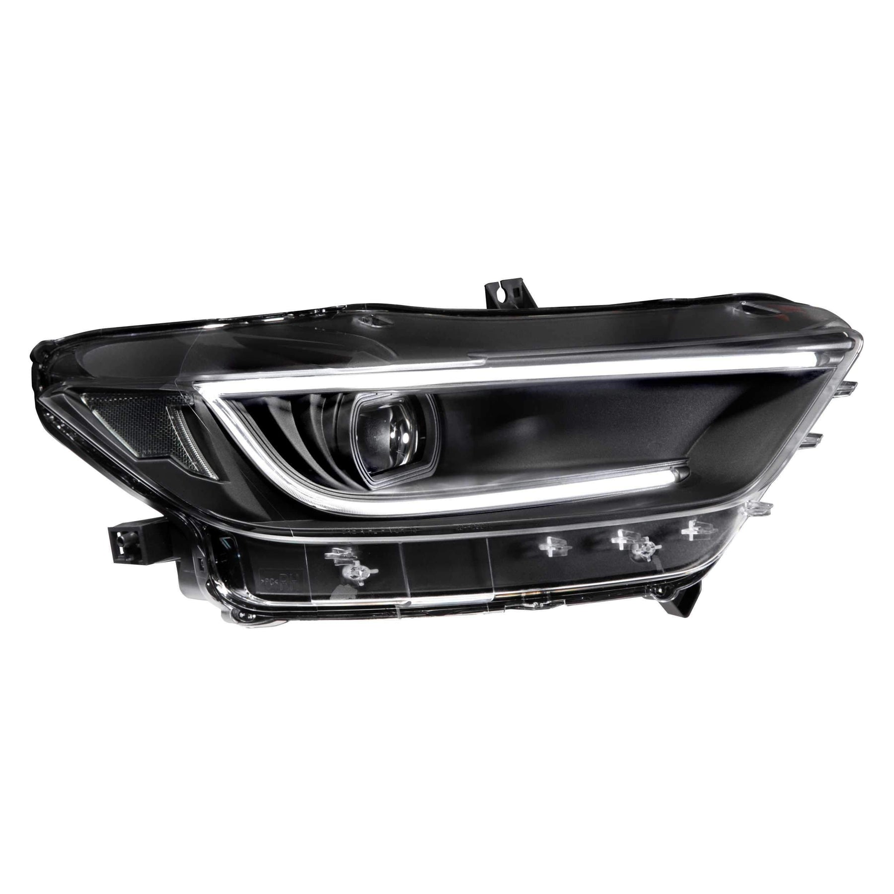 2015+ Ford Mustang XB LED Black Headlights (LF410)-Headlights-Morimoto-LF410-Dirty Diesel Customs