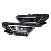 2015+ Ford Mustang XB LED Black Headlights (LF410)-Headlights-Morimoto-LF410-Dirty Diesel Customs