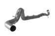 2015.5-2016 Duramax 5" Downpipe Back Exhaust - No Muffler (FLO 671NM)-Downpipe Back Exhaust System-Flo-Pro-FLO-671NM-Dirty Diesel Customs
