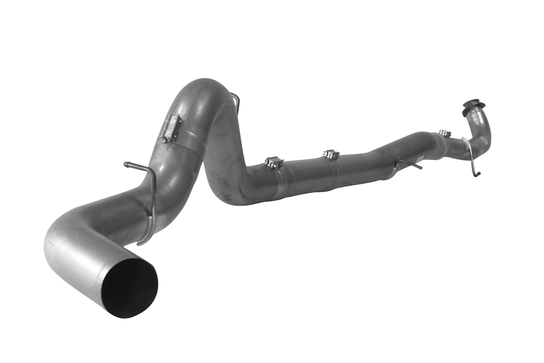 2015.5-2016 Duramax 5" Downpipe Back Exhaust - No Muffler (FLO 671NM)-Downpipe Back Exhaust System-Flo-Pro-FLO-671NM-Dirty Diesel Customs