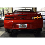 2016-2018 Chevrolet Camaro XB LED Lambo Smoked Tail Lights (LF401)-Tail Lights-Morimoto-Dirty Diesel Customs