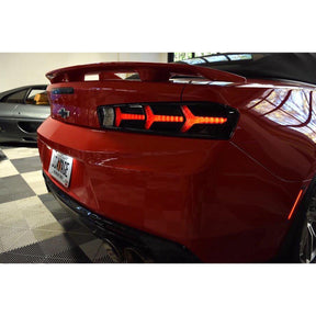 2016-2018 Chevrolet Camaro XB LED Lambo Smoked Tail Lights (LF401)-Tail Lights-Morimoto-LF401-Dirty Diesel Customs