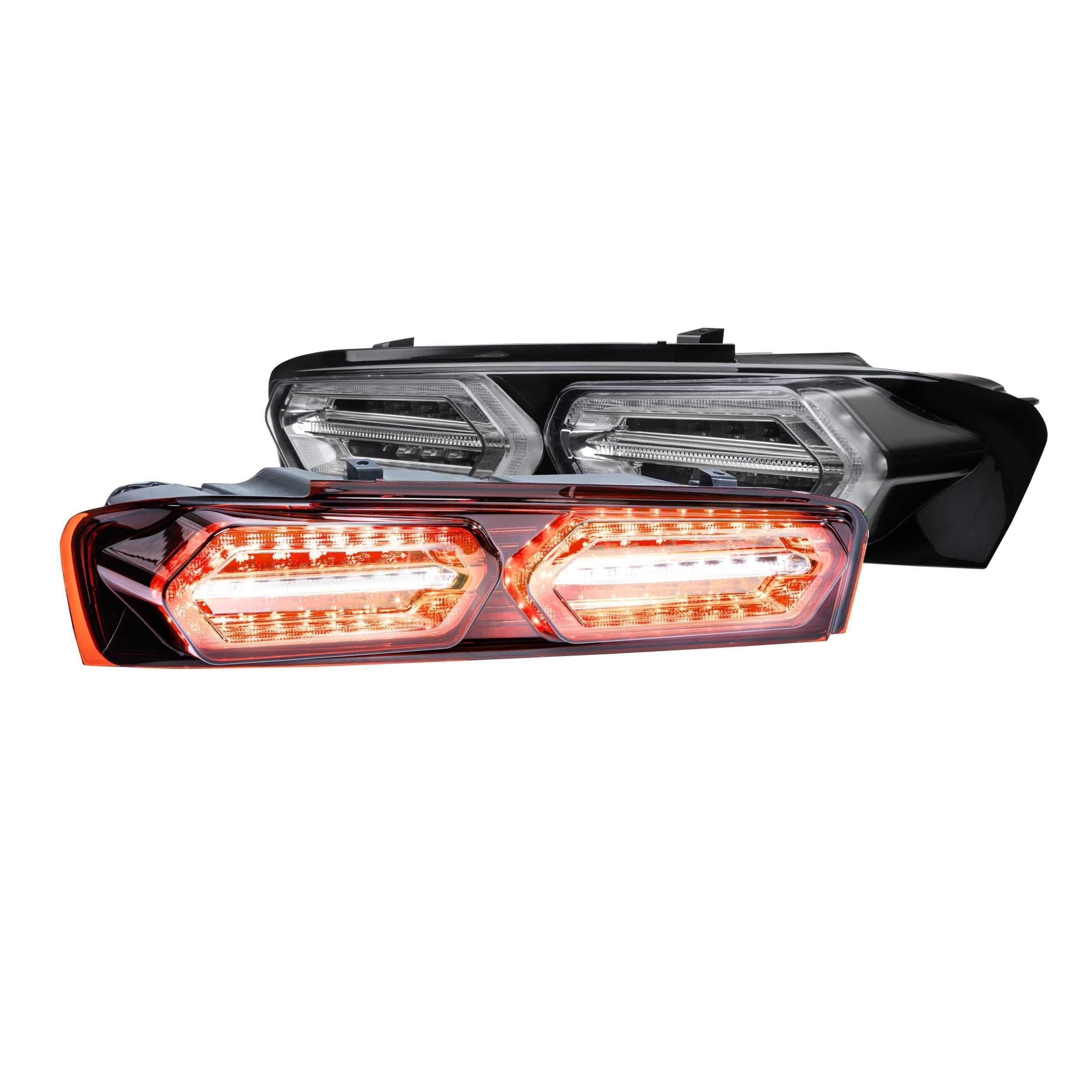 2016-2018 Chevrolet Camaro XB LED Smoked Tail Lights (LF404)-Tail Lights-Morimoto-Dirty Diesel Customs