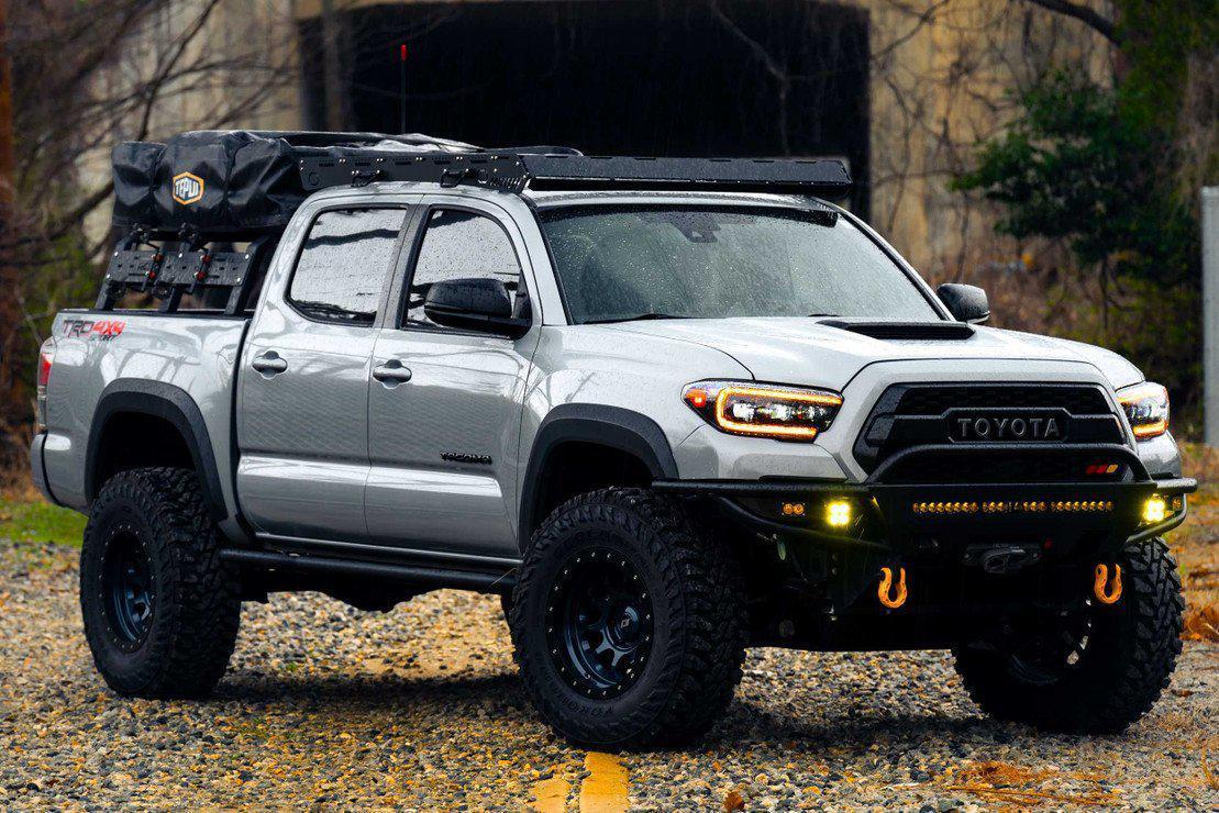 2016-2020 Toyota Tacoma XB LED Amber Headlights (LF530.2-A-ASM)-Headlights-Morimoto-Dirty Diesel Customs