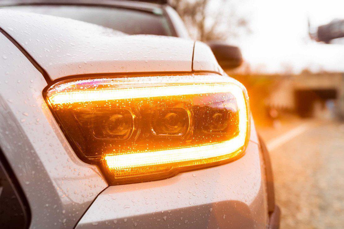 2016-2020 Toyota Tacoma XB LED Amber Headlights (LF530.2-A-ASM)-Headlights-Morimoto-Dirty Diesel Customs
