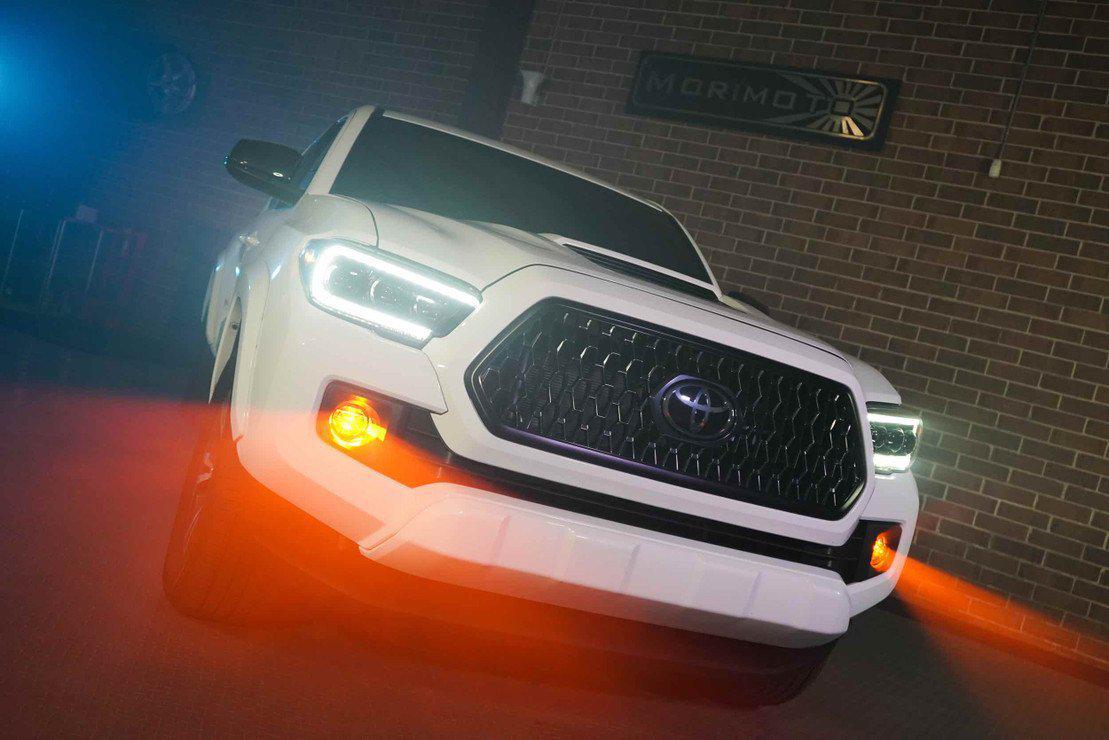 2016-2020 Toyota Tacoma XB LED Black Headlights (LF530)-Headlights-Morimoto-Dirty Diesel Customs