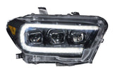2016-2020 Toyota Tacoma XB LED Black Headlights (LF530)-Headlights-Morimoto-Dirty Diesel Customs