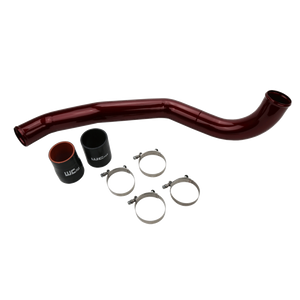 2017-2019 Duramax 3" Drivers Side Intercooler Pipe (WCF100708)-Intercooler Piping-Wehrli Custom Fabrication-WCF100708-RED-Dirty Diesel Customs