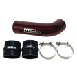 2017-2019 Duramax 4" Intake Resonator Pipe (WCF100709)-Intake Elbows-Wehrli Custom Fabrication-WCF100709-RED-Dirty Diesel Customs