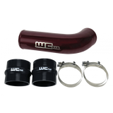 2017-2019 Duramax 4" Intake Resonator Pipe (WCF100709)-Intake Elbows-Wehrli Custom Fabrication-WCF100709-RED-Dirty Diesel Customs