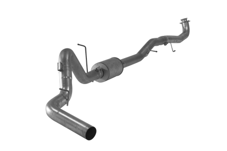 2017-2019 Duramax 5" Downpipe Back Exhaust w/ Muffler (FLO 680)-Downpipe Back Exhaust System-Flo-Pro-FLO-680-Dirty Diesel Customs
