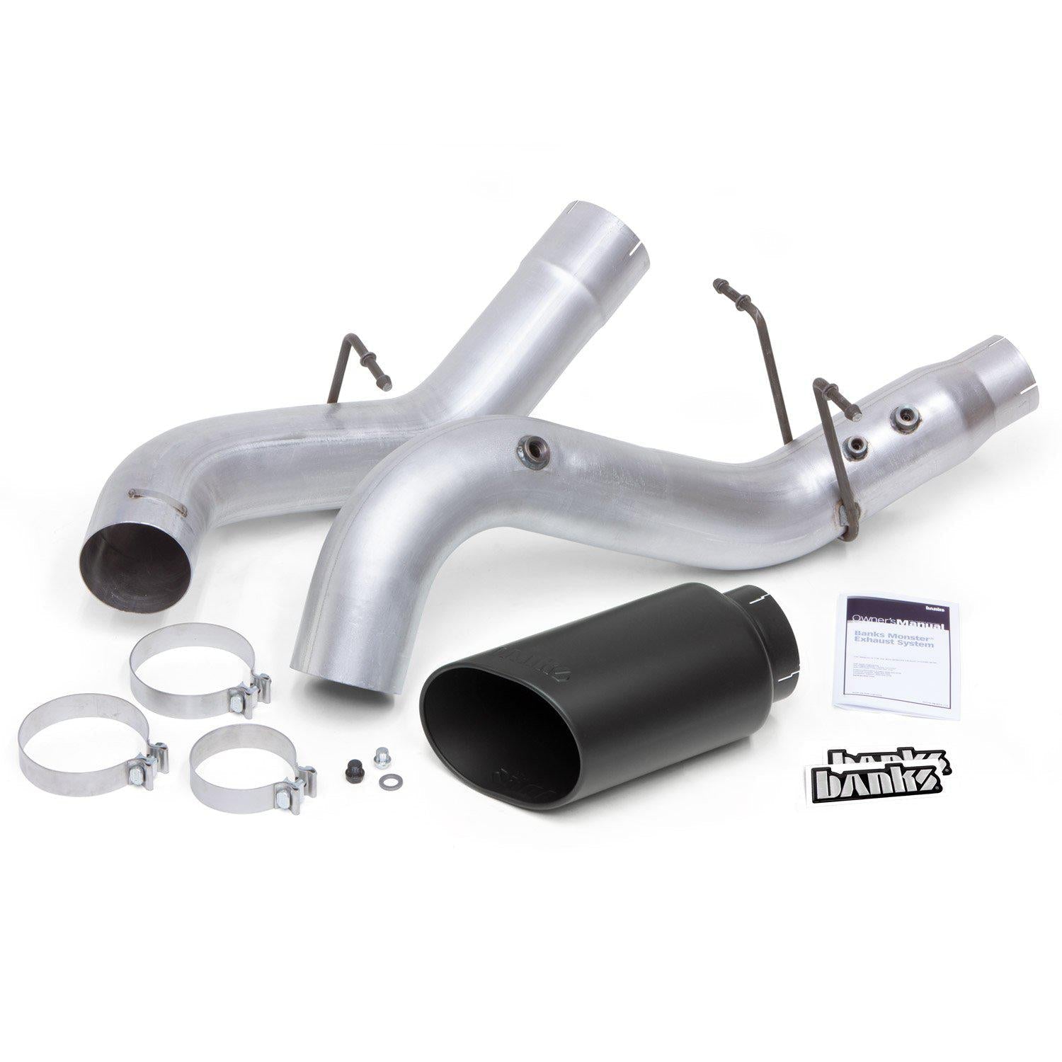 2017-2019 Duramax 5" Filter Back Exhaust System (48996)-Filter Back Exhaust System-Banks Power-Dirty Diesel Customs