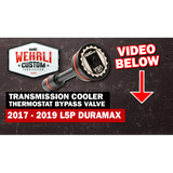 2017-2019 Duramax Transmission Cooler Thermostat Bypass (WCF100469)-Coolant Bypass Kit-Wehrli Custom Fabrication-Dirty Diesel Customs