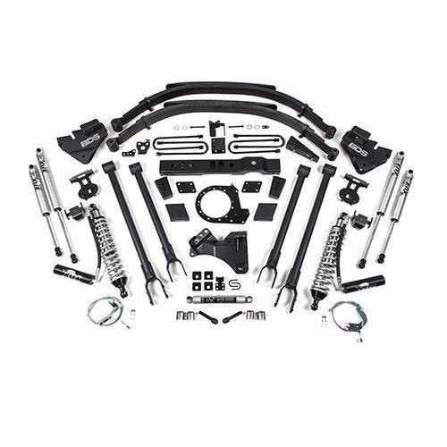 2017-2019 Powerstroke 8" 4-Link Coilover Lift Kit (BDS1541F)-Lift Kit-BDS-BDS1541F-Dirty Diesel Customs