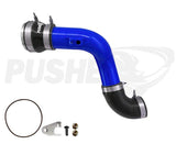 2017+ Powerstroke HD 3" Cold Side Charge Tube w/ Throttle Valve Adapter (PFP17XXBTA)-Intercooler Piping-Pusher-Dirty Diesel Customs