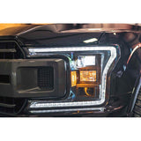 2018-2020 3.0L Powerstroke XB Hybrid LED Smoked Headlights (LF551)-Headlights-Morimoto-Dirty Diesel Customs