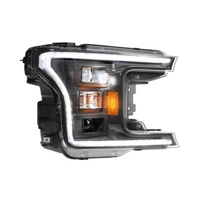 2018-2020 3.0L Powerstroke XB Hybrid LED Smoked Headlights (LF551)-Headlights-Morimoto-LF551-Dirty Diesel Customs