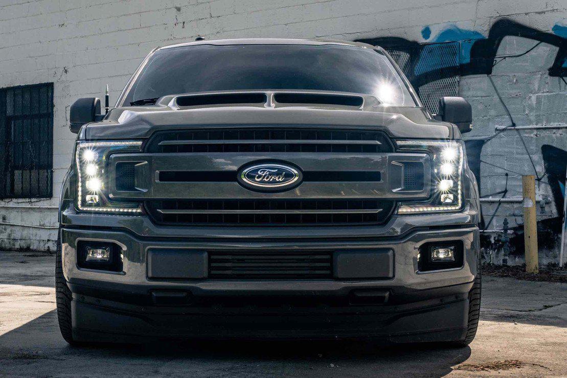 2018-2020 3.0L Powerstroke XB LED Black Headlights (LF501.2-ASM)-Headlights-Morimoto-Dirty Diesel Customs