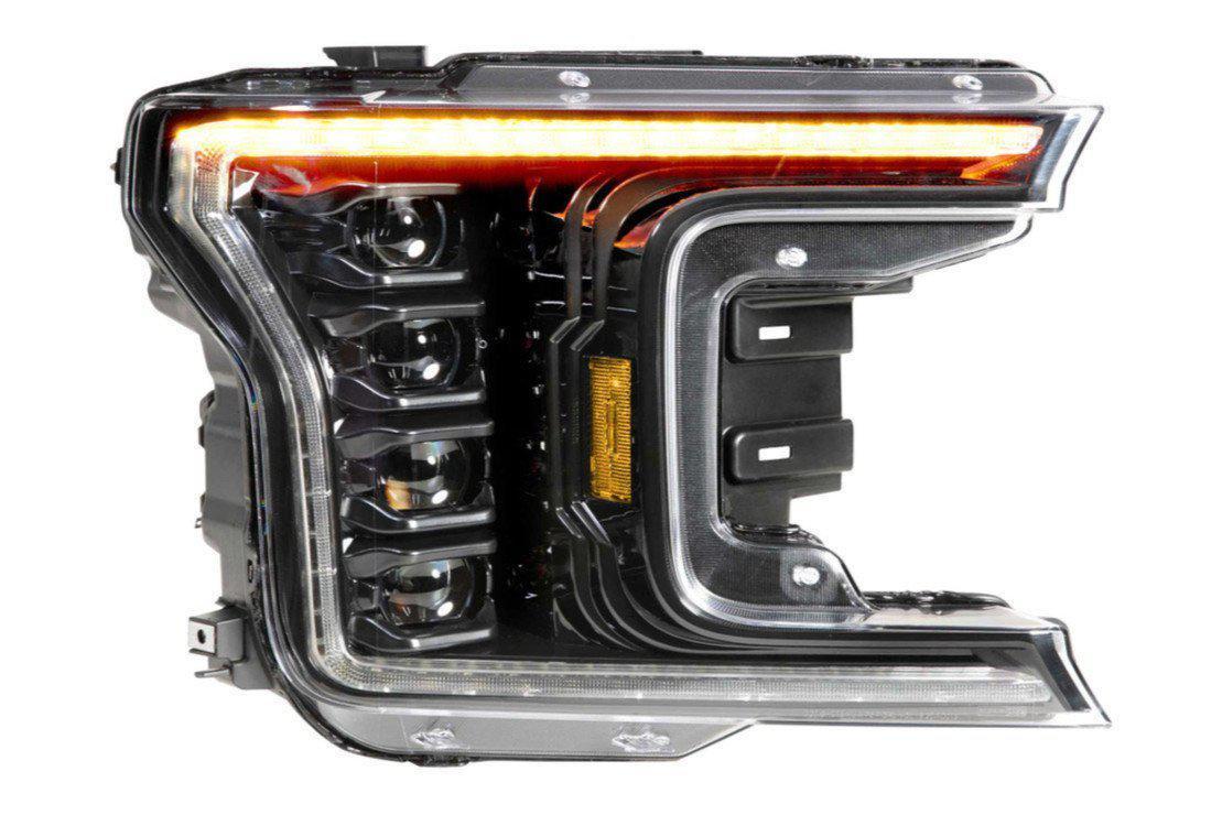 2018-2020 3.0L Powerstroke XB LED Black Headlights (LF501.2-ASM)-Headlights-Morimoto-Dirty Diesel Customs