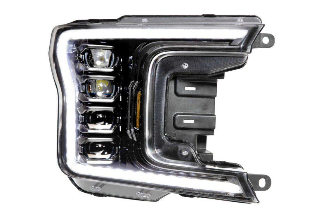 2018-2020 3.0L Powerstroke XB LED Black Headlights (LF501.2-ASM)-Headlights-Morimoto-Dirty Diesel Customs
