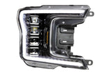 2018-2020 3.0L Powerstroke XB LED Black Headlights (LF501.2-ASM)-Headlights-Morimoto-Dirty Diesel Customs