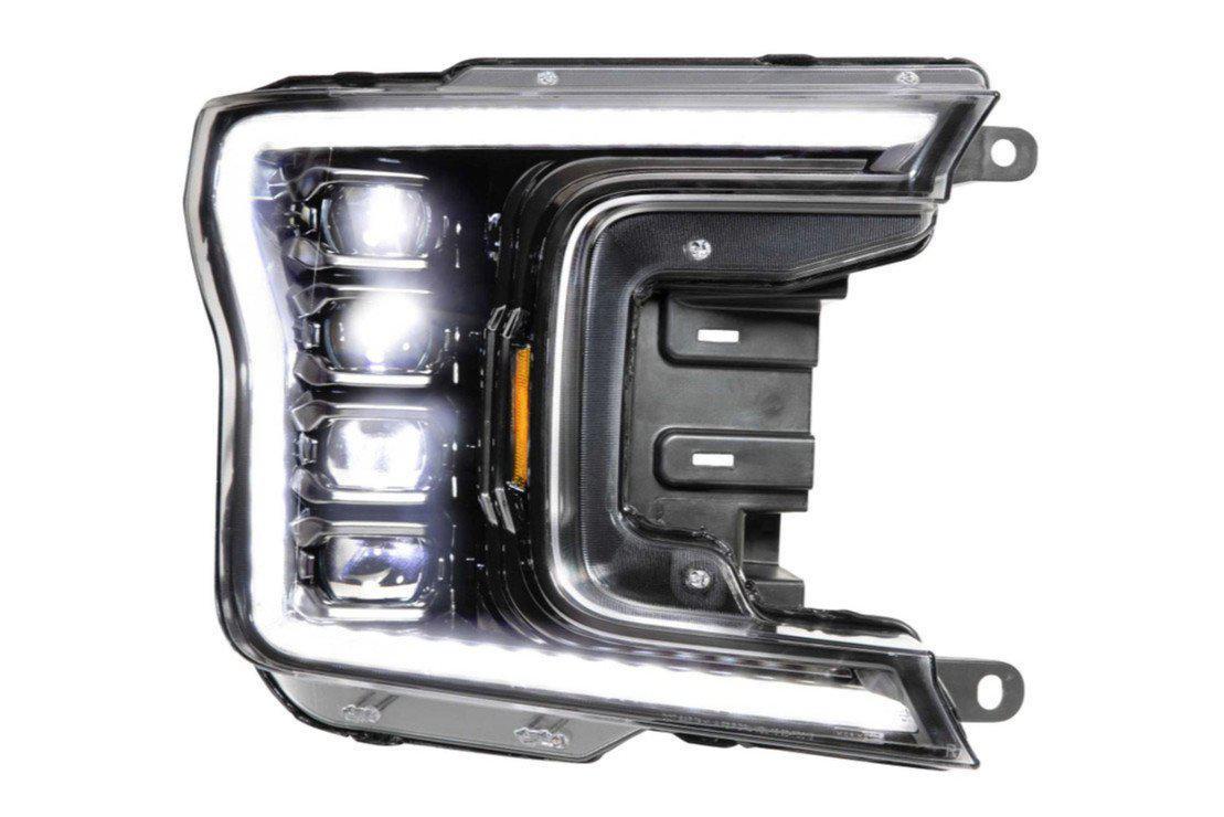 2018-2020 3.0L Powerstroke XB LED Black Headlights (LF501.2-ASM)-Headlights-Morimoto-Dirty Diesel Customs