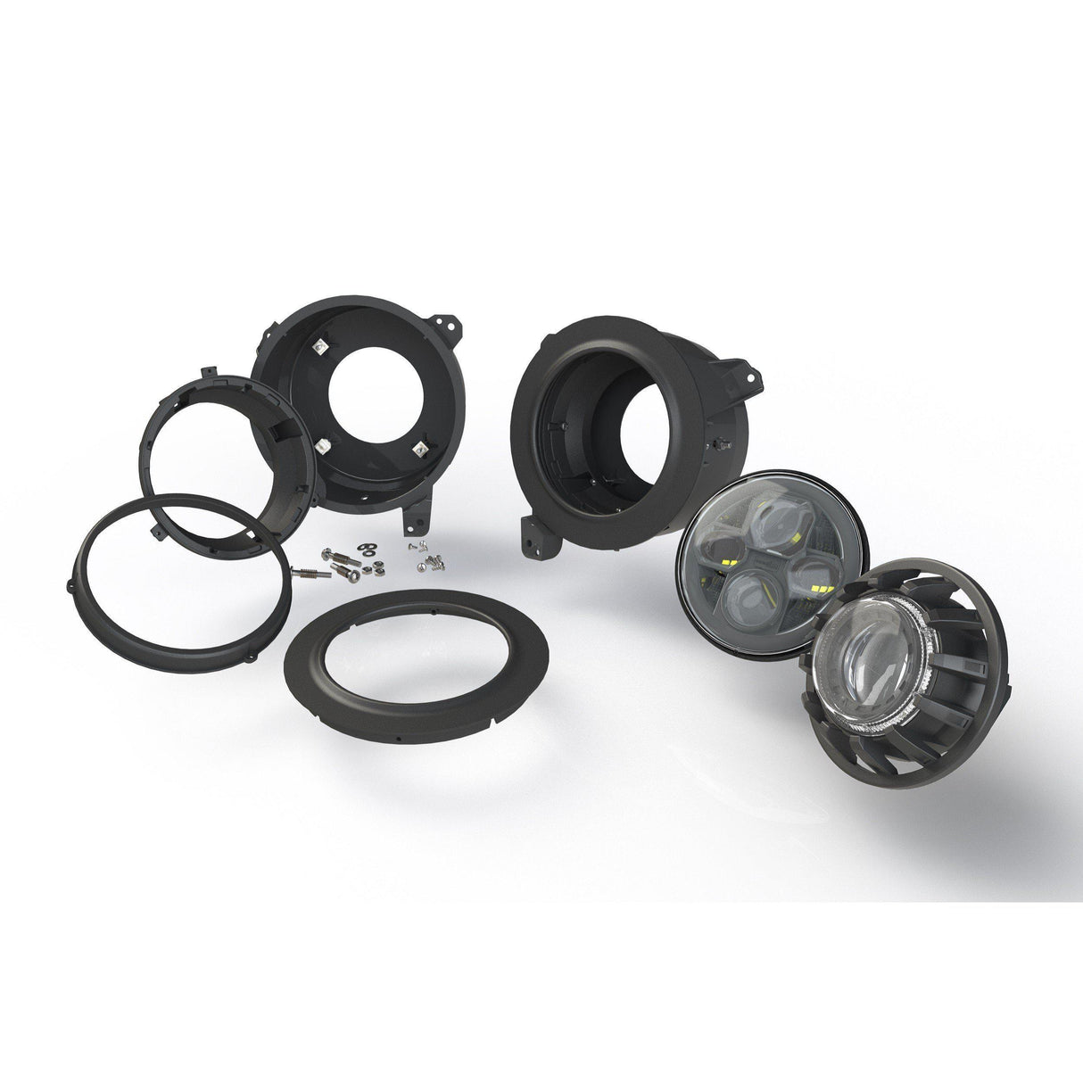 2018+ Jeep Wrangler JL 7" LED Headlight Adapters (LF630)-Headlight Adapters-Morimoto-Dirty Diesel Customs