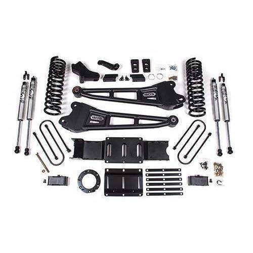 2019-2021 Cummins 3500 4" Radius Arm Lift Kit - NX2 Shocks (BDS1656H)-Lift Kit-BDS-Dirty Diesel Customs