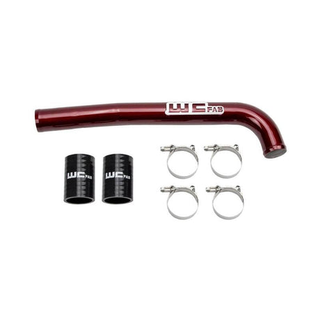 2019-2021 Cummins Upper Coolant Pipe (WCF100223)-Coolant Pipes-Wehrli Custom Fabrication-WCF100223-RED-Dirty Diesel Customs