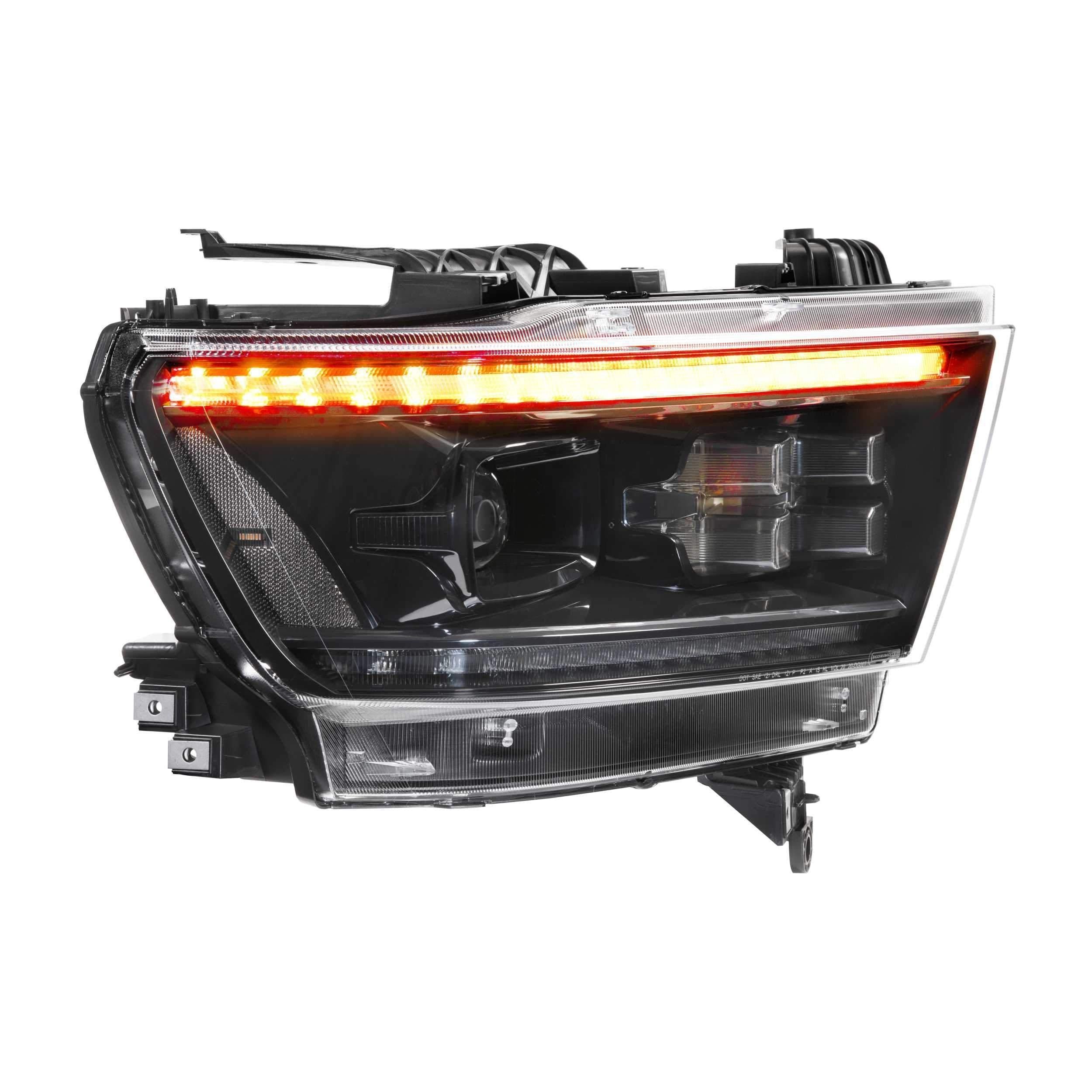2019+ EcoDiesel XB LED Black Headlights (LF523)-Headlights-Morimoto-Dirty Diesel Customs