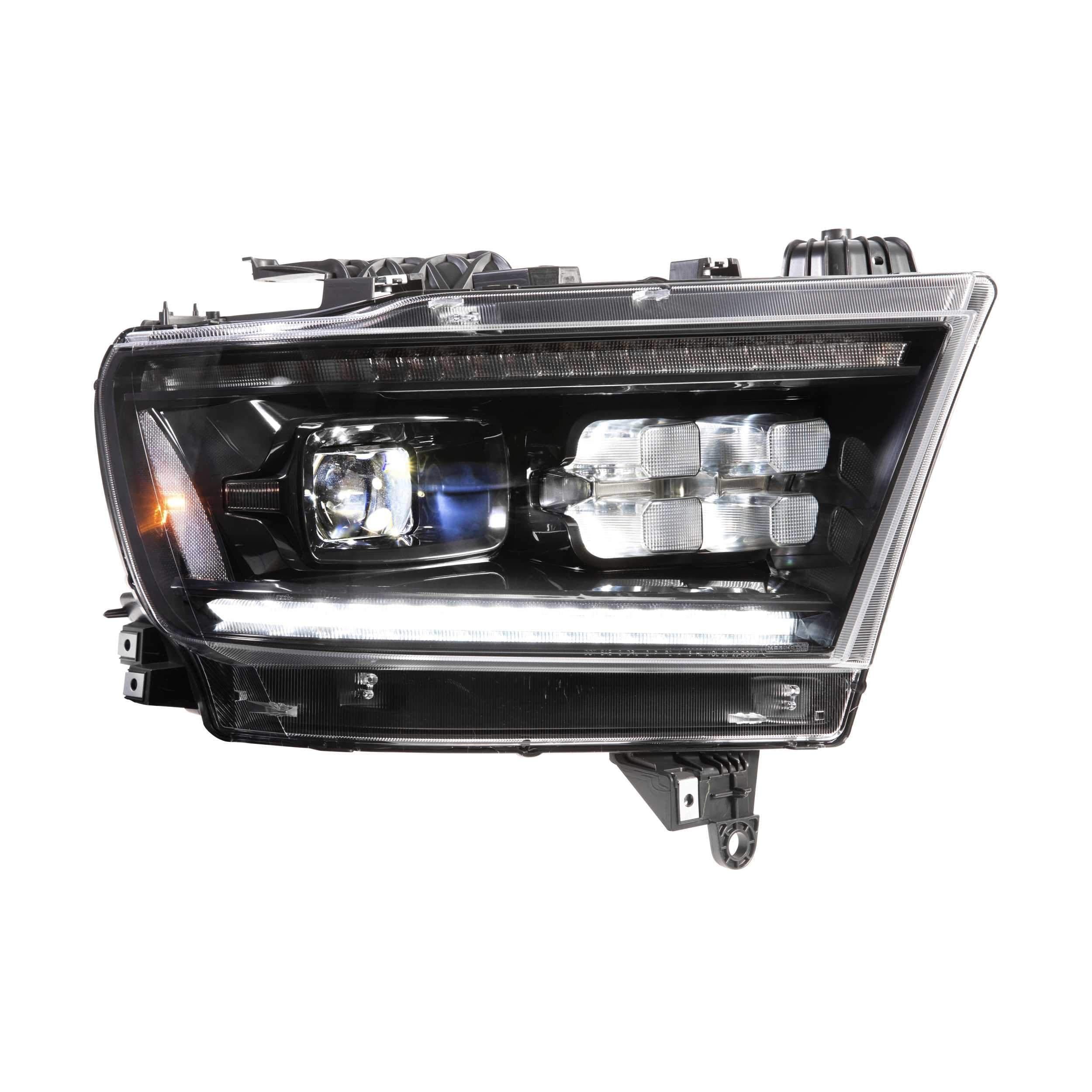2019+ EcoDiesel XB LED Black Headlights (LF523)-Headlights-Morimoto-Dirty Diesel Customs