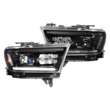 2019+ EcoDiesel XB LED Black Headlights (LF523)-Headlights-Morimoto-Dirty Diesel Customs