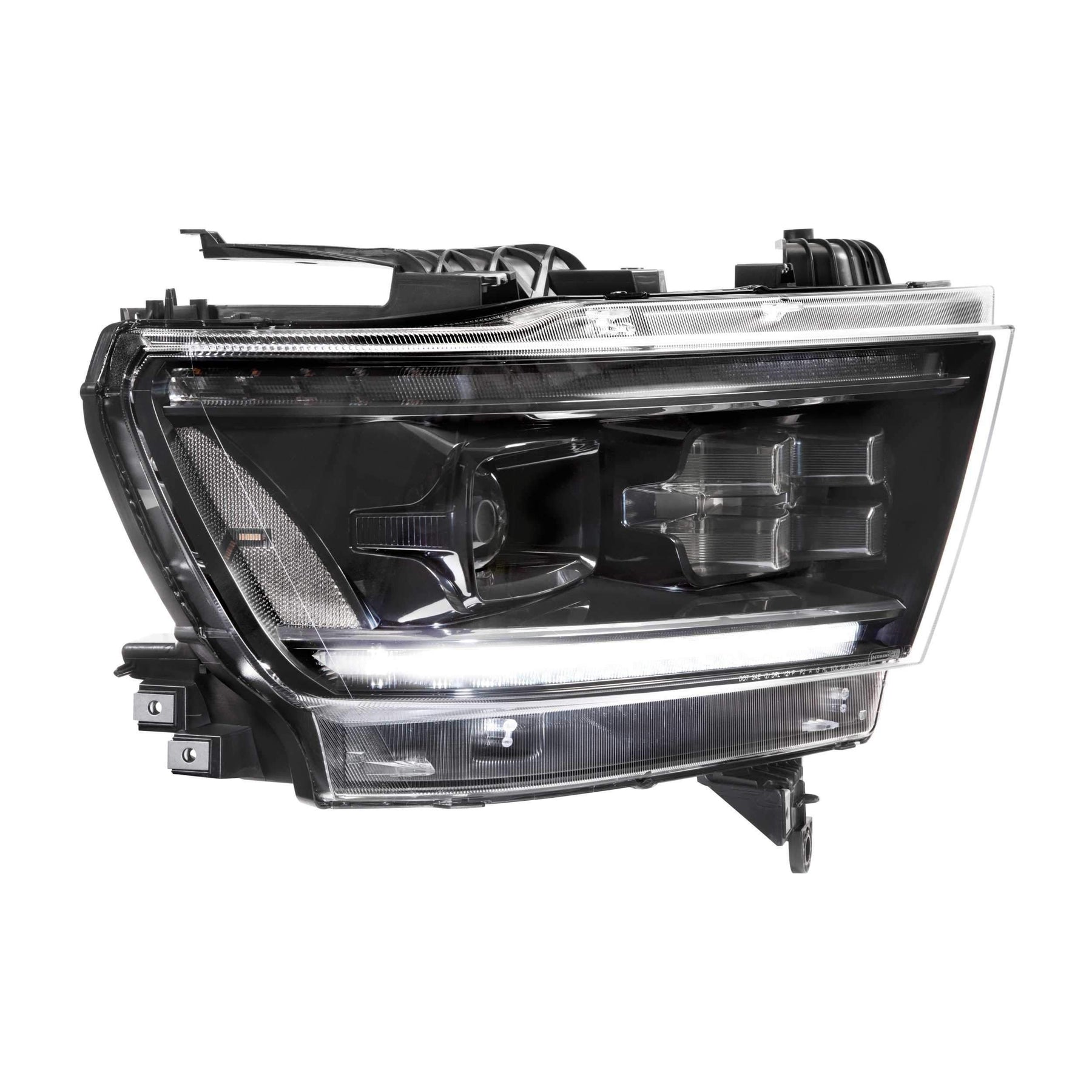 2019+ EcoDiesel XB LED Black Headlights (LF523)-Headlights-Morimoto-LF523-Dirty Diesel Customs