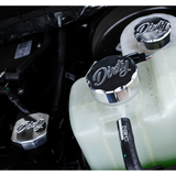 2020-2022 Powerstroke Small Coolant Reservoir Improved Aesthetics Cap (067-ENG-0373)-Engine Caps-Dirty Diesel Customs-Dirty Diesel Customs