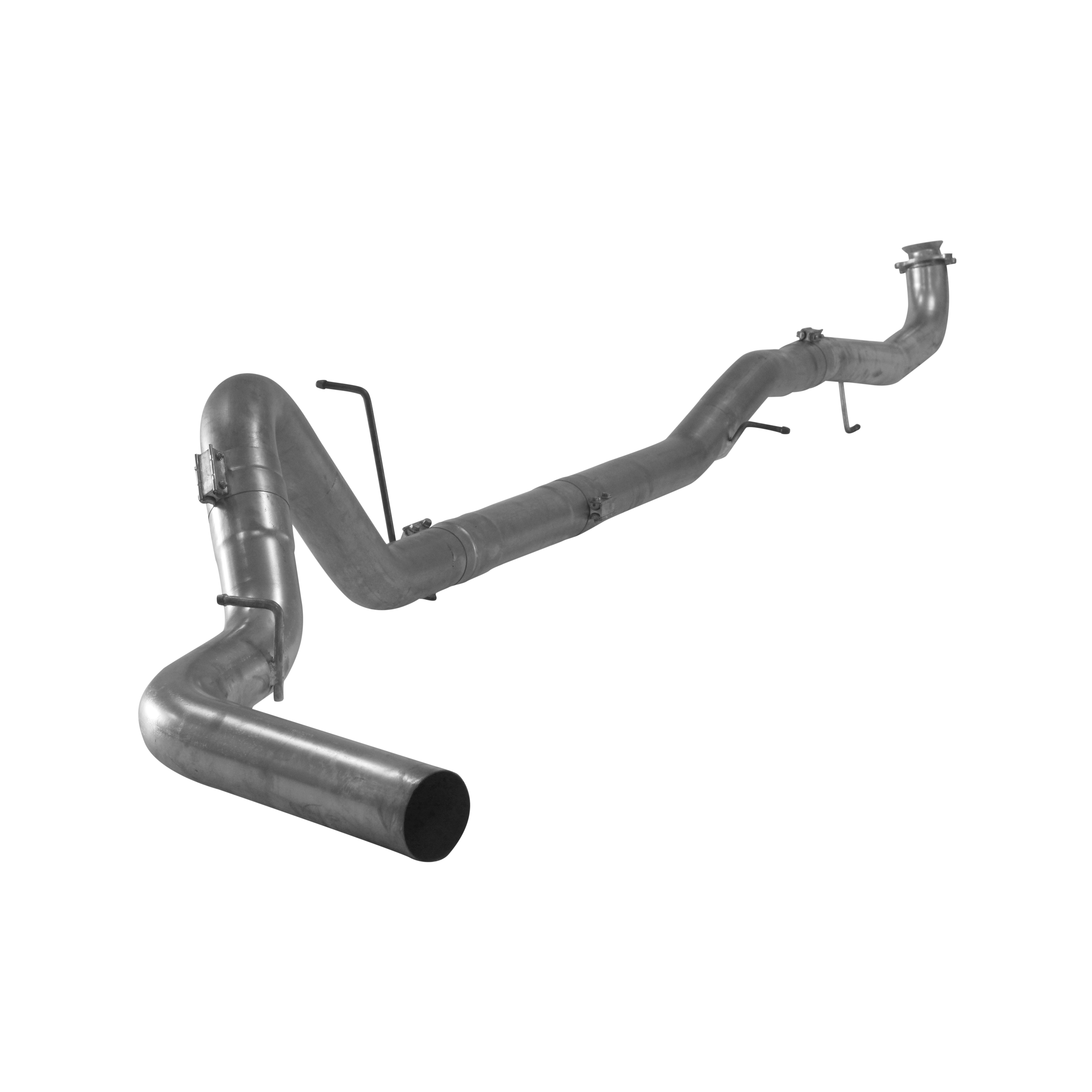2020-2023 Duramax 4" Downpipe Back Exhaust - No Muffler (FLO-20141NM)-Downpipe Back Exhaust System-Flo-Pro-Dirty Diesel Customs